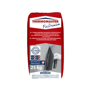 THERMOMASTER FIX PRÉMIUM ragasztó homlokzati EPS FEHÉR, GRAFIT, lábazati XPS ragasztáshoz - 25kg/zsák