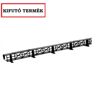 Bramac Szellőzőléc fésű nélkül - FEKETE - 1m/db