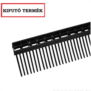 Bramac Fésűs Szellőzőléc (3+8cm fésű) - FEKETE - 1m/db