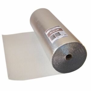 Masterplast ISOFLEX ALU-LP ERŐSÍTETT hőtükrös légbuborékos párazáró fólia padlófűtéshez 60m2/tekercs