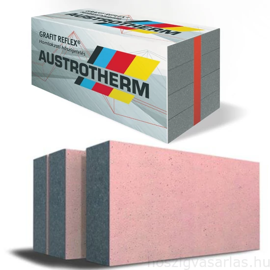 Austrotherm Grafit Reflex grafitos homlokzati hungarocell szigetelés