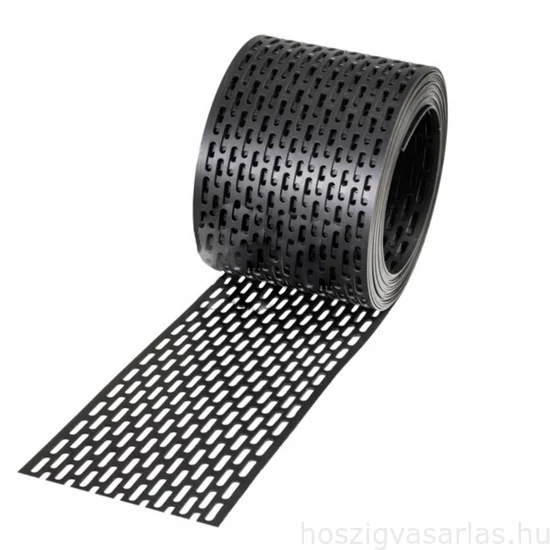 Bramac Műanyag Rovarháló- Szellőzőszalag FEKETE 10cm széles 5m/tekercs