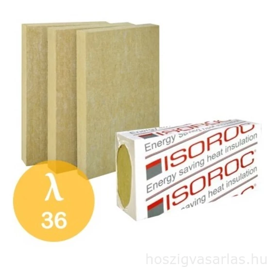 xxxIsoroc Isofas 0,036 homlokzati vakolható kőzetgyapot -- 16cm