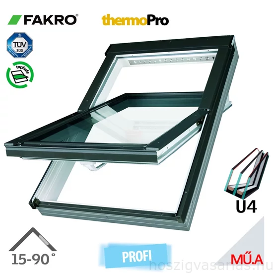 Fakro PTP-V U4 műanyag billenő ablak 114x118 cm 10