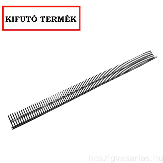 Bramac lezárófésű - FEKETE - 1m/db
