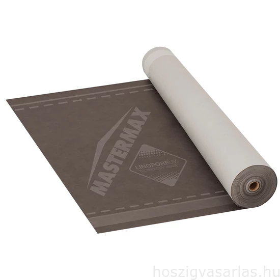 xxxMastermax PREMIUM 150g/m2 SA2 páraáteresztő tetőfólia ragasztócsíkkal 75m2/tekercs - KIFUTÓ