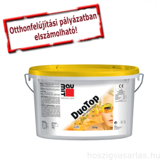 Baumit DuoTop 3.színcsoport műgyanta kötőanyagú Kapart 1,5mm homlokzati vakolat  - 25kg/vödör