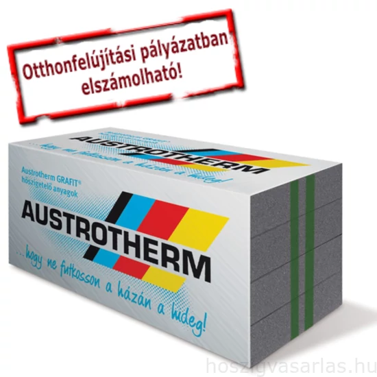 Austrotherm GRAFIT L4 grafitos lépéshangszigetelő hungarocell lemez