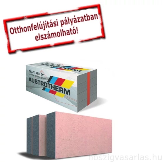 Austrotherm Grafit Reflex grafitos homlokzati hungarocell szigetelés