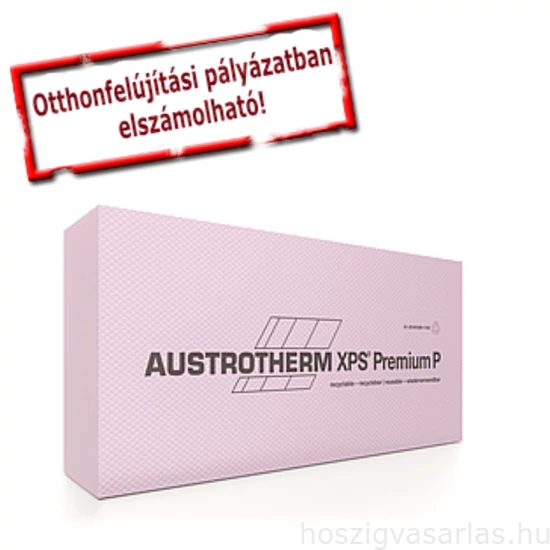 Austrotherm XPS PREMIUM P lap lábazati szigeteléshez