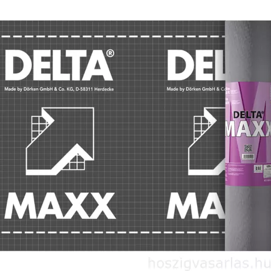 DÖRKEN Delta MAXX PLUS páraáteresztő tetőfólia ragasztósávval - 75m2/tekercs