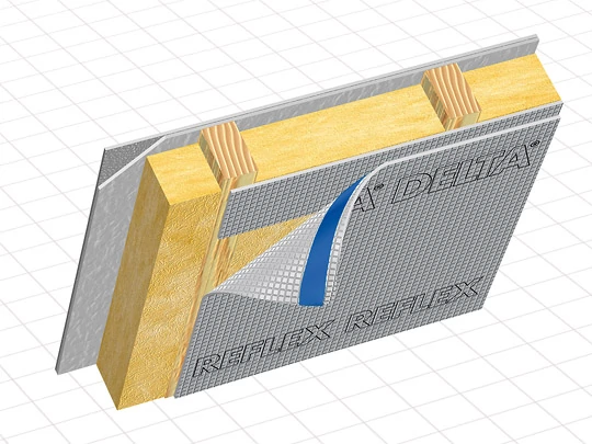 DÖRKEN Delta Reflex lég- és párazáró fólia - 75m2/tekercs