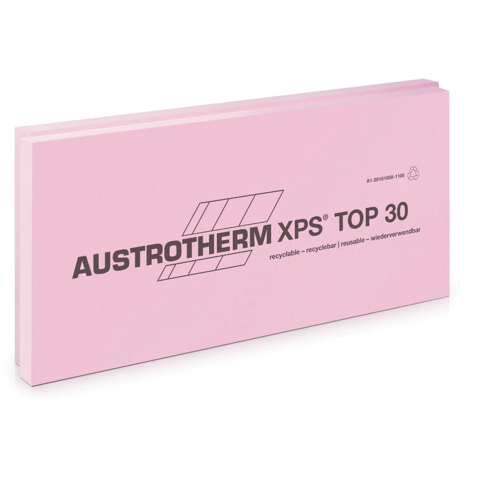 Austrotherm XPS TOP 30 SF sima felülettel, lépcsős élképzéssel -- 22 cm