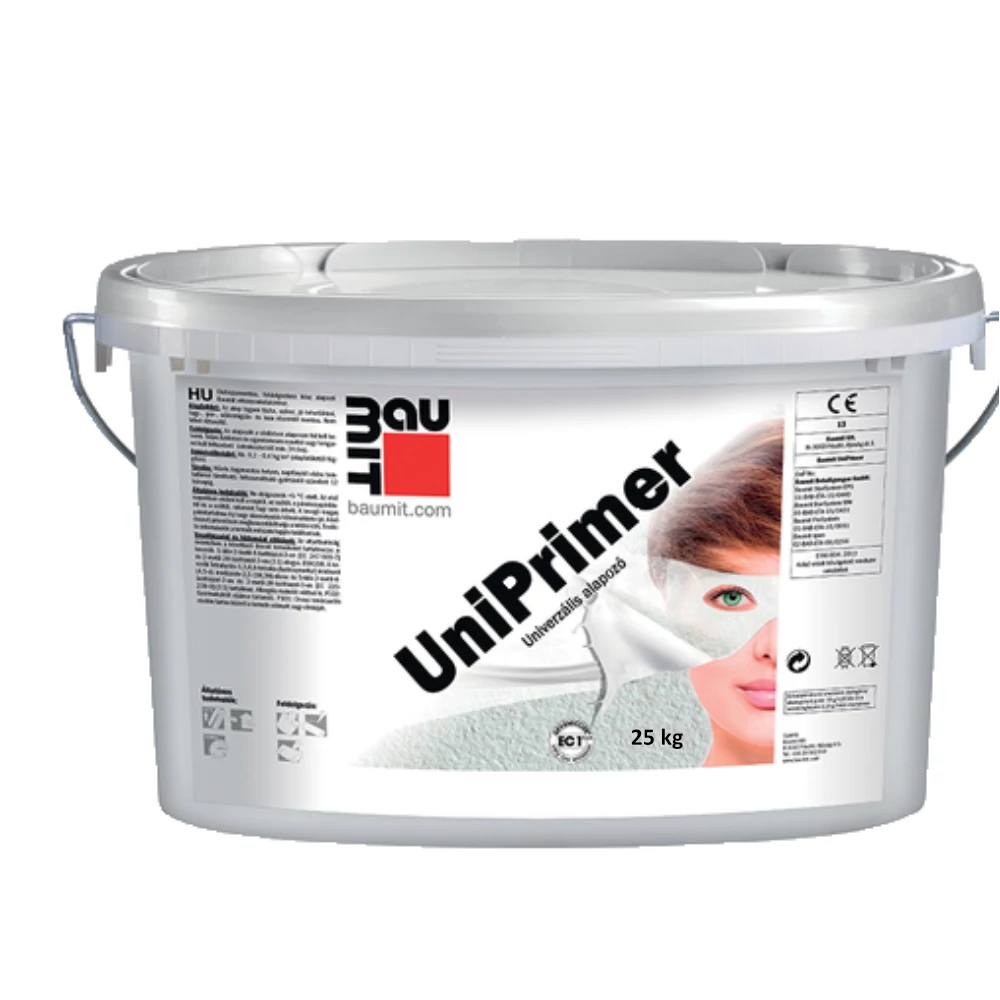 Baumit UniPrimer alapozó homlokzati- és lábazati vakolatokhoz -- 25kg/vödör