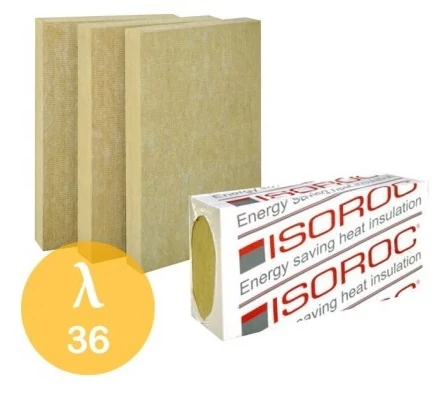 xxxIsoroc Isofas 0,036 homlokzati vakolható kőzetgyapot -- 16cm