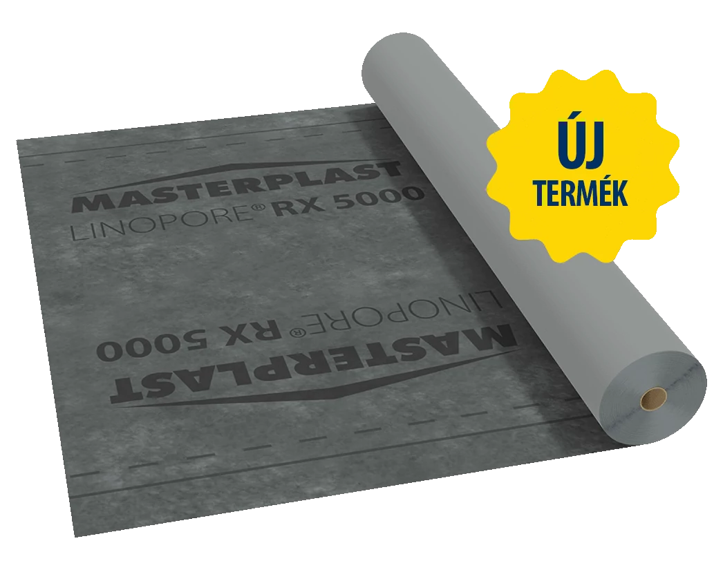 xxxMasterplast LINOPORE® RX 5000 130g/m2 páraáteresztő fólia 75m2/tekercs