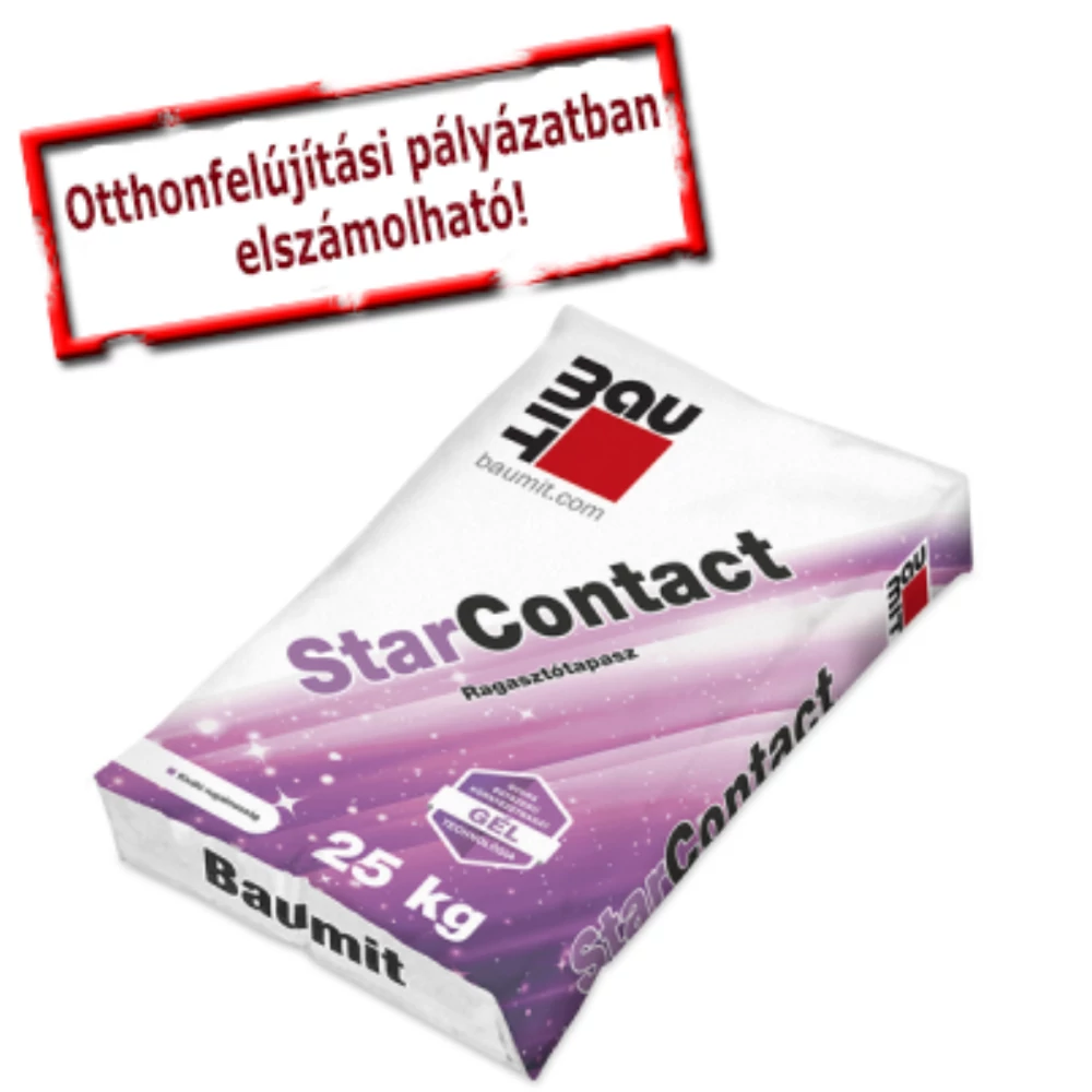 Baumit StarContact ragasztó lábazati Expert Fix, XPS ragasztásához  - 25kg/zsák